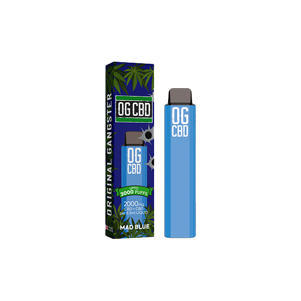 Darwin CBD OG CBD 2000mg Disposable Vape 3000 Puffs