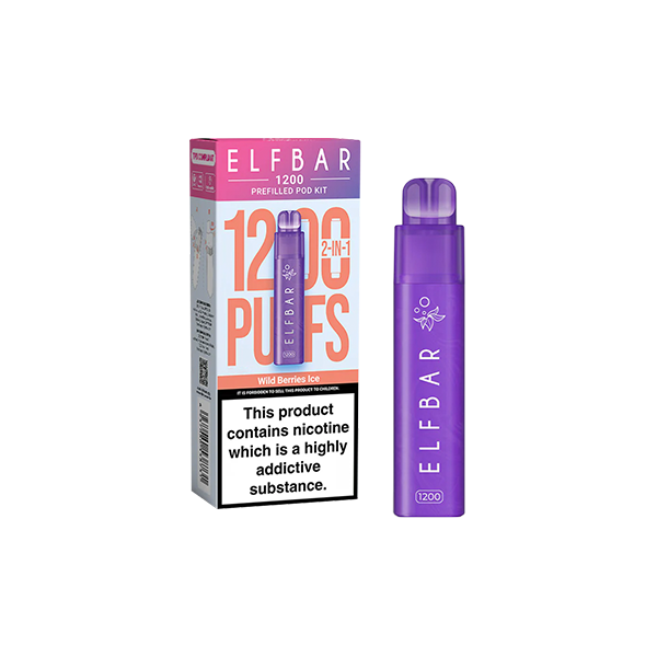 20mg ELF Bar 1200 Prefilled Pod Kit 1200 Puffs