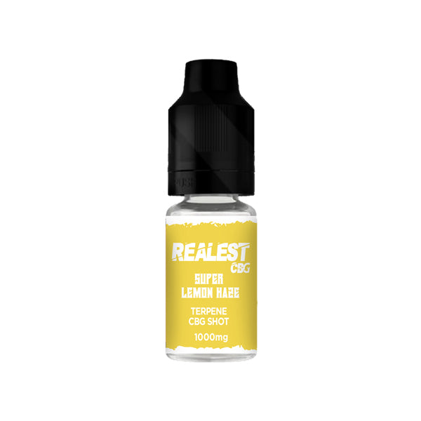 Realest CBD 1000mg Terpene Infused CBG Booster Shot 10ml