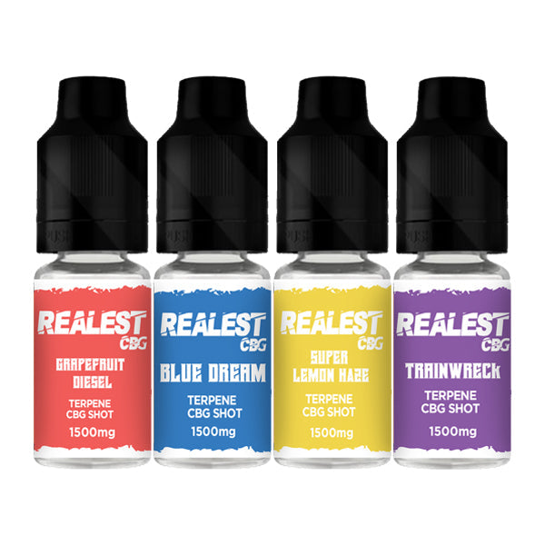 Realest CBD 1500mg Terpene Infused CBG Booster Shot 10ml