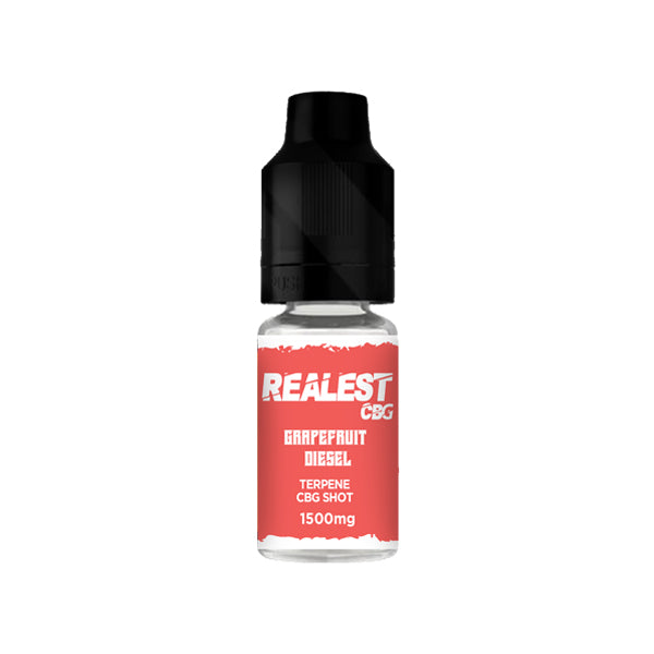 Realest CBD 1500mg Terpene Infused CBG Booster Shot 10ml