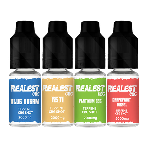 Realest CBD 2000mg Terpene Infused CBG Booster Shot 10ml