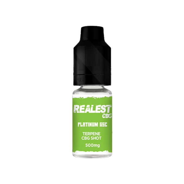 Realest CBD 500mg Terpene Infused CBG Booster Shot 10ml