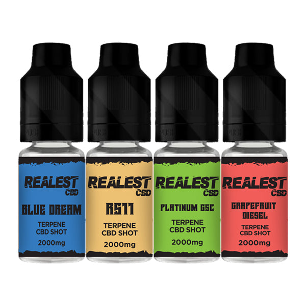 Realest CBD 2000mg Terpene Infused CBD Booster Shot 10ml