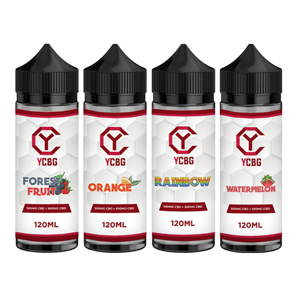 yCBG 500mg CBD + 500mg CBG E-liquid 120ml