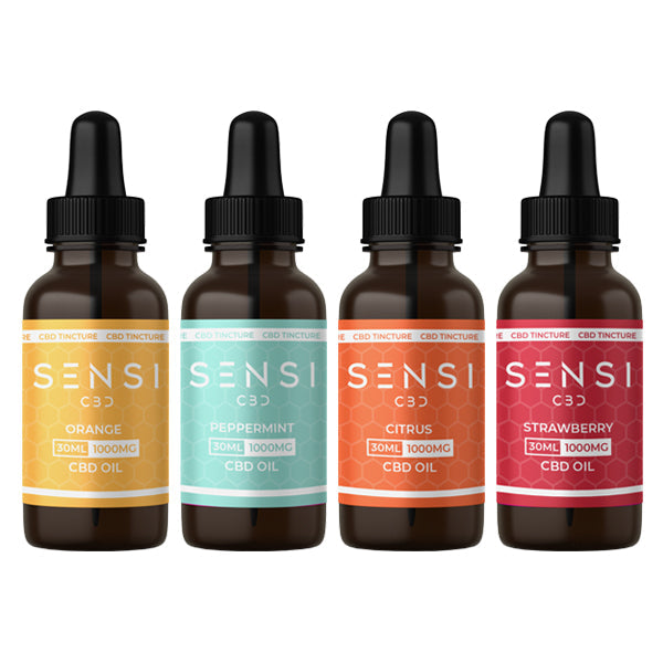 Sensi CBD 1000mg CBD Broad-Spectrum Tincture Oil 30ml