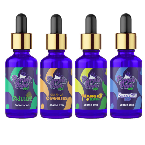 Purple Dank CBD 600mg Terpene Flavoured Full-Spectrum CBD Oil 30ml