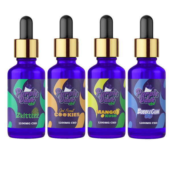 Purple Dank CBD 1200mg Terpene Flavoured Full-Spectrum CBD Oil 30ml