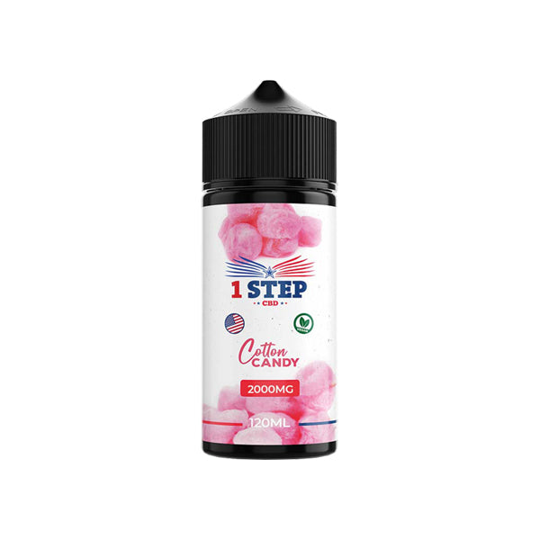 1 Step CBD 2000mg CBD E-liquid 120ml