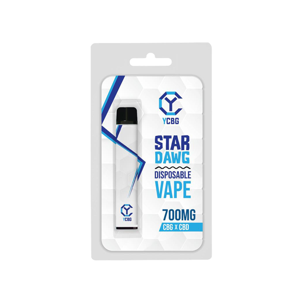 yCBG 700mg CBD + CBG Flowform Disposable Vape Pen