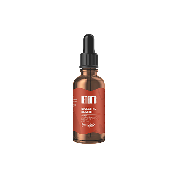 Hembiotic 2500mg Broad-Spectrum Bulk CBD Oil - 50ml