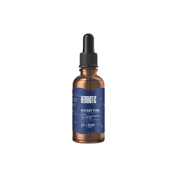 Hembiotic 5000mg Broad-Spectrum Bulk CBD Oil - 50ml