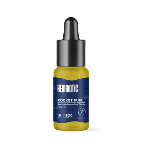 Hembiotic 1500mg Broad-Spectrum CBD Oil - 15ml