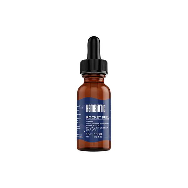 Hembiotic 1500mg Broad-Spectrum CBD Oil - 15ml