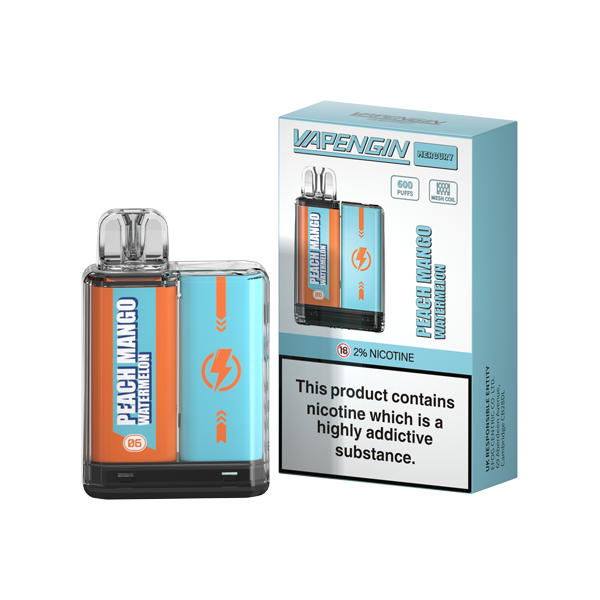 20mg Vapengin Mercury Disposable Vape Device 600 Puffs