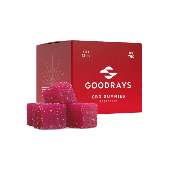 Goodrays 750mg CBD Gummies - 30 Pieces