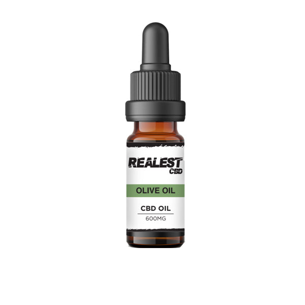 Realest CBD 600mg Broad Spectrum CBD 10ml Olive Oil