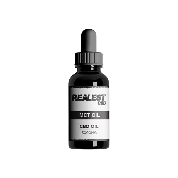 Realest CBD 3000mg Broad Spectrum CBD MCT Oil - 30ml