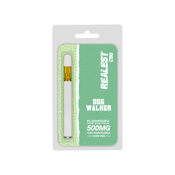 Realest CBG 500mg Flowform Wide Spectrum CBG Disposable Vape Pen 170 Puffs